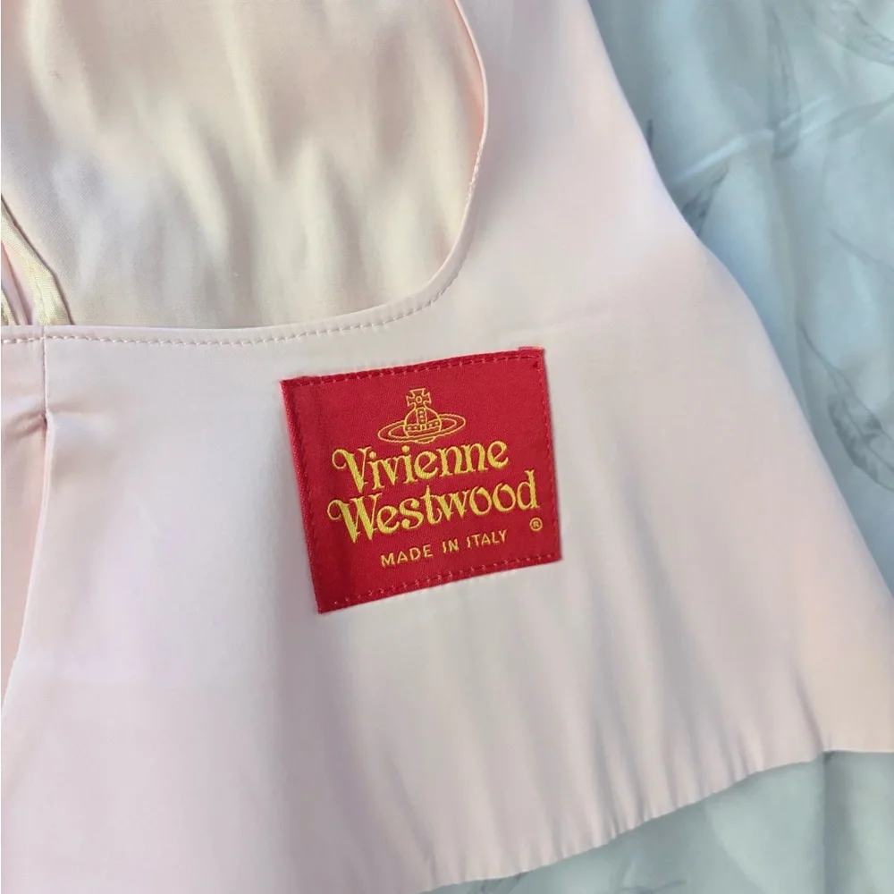 VIVIENNE WESTWOOD VINTAGE 1990s Pink JACKET & SKIRT SET - Picture 9 of 12